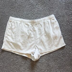 American Eagle terrycloth shorts cream XXL
